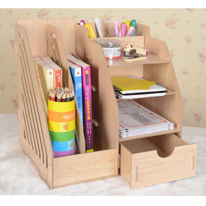 kệ để sách và bút, tủ để sách, chỗ để bút trên bàn , cho học sinh, giá tài liệu, đa năng