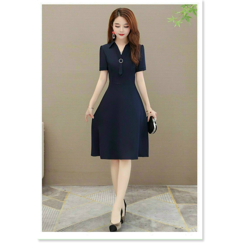 ĐẪM XÒE  CỔ SƠ MI THANH LỊCH SIÊU SANG ĐỈNH CAO THỜI TRANG
