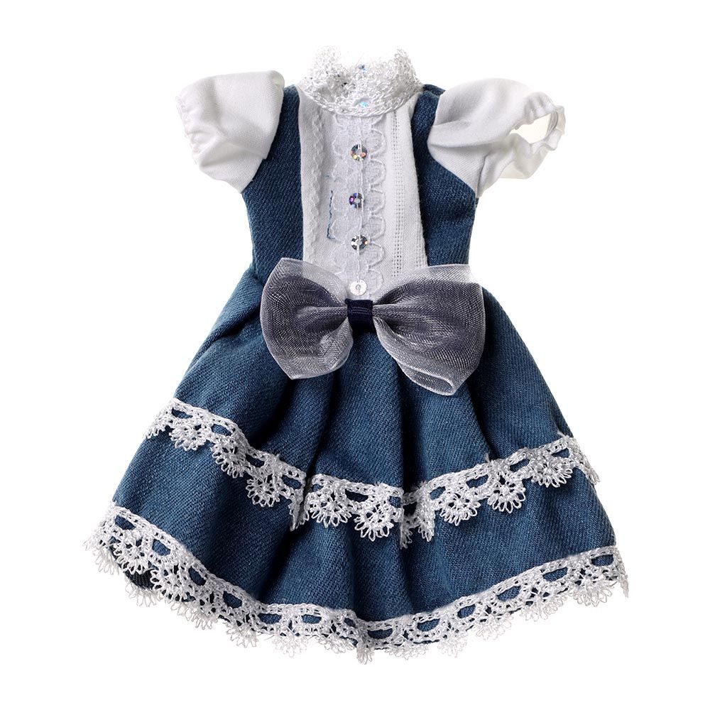 Trang phục mùa hè bằng vải phối ren cho búp bê kích thước 1/6 mới dễ thương