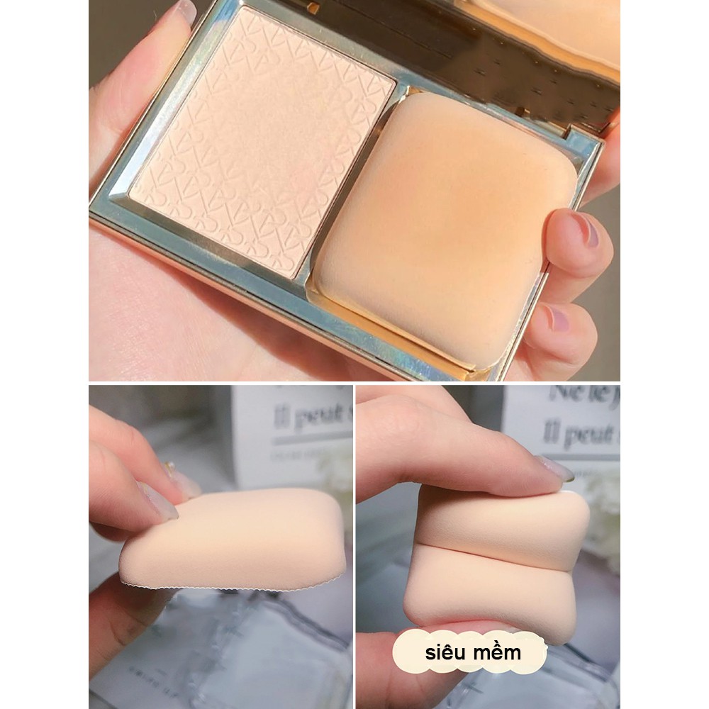 Mút Trang Điểm Everbab Bằng Cotton Mềm Mại Màu Kẹo Dễ Thương Cho Nữ