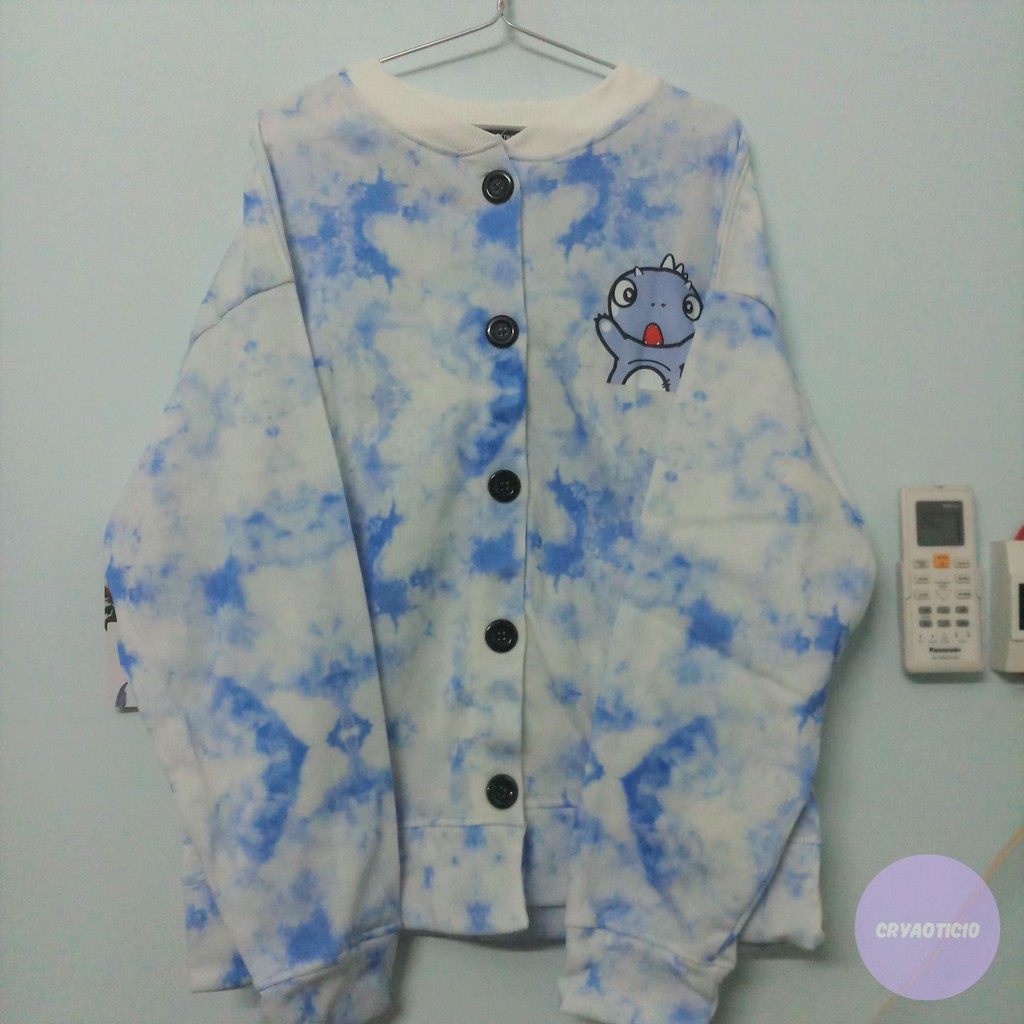 [Kèm hình thật] Áo khoác cardigan khủng long cute Dinosaur - cryaotic10