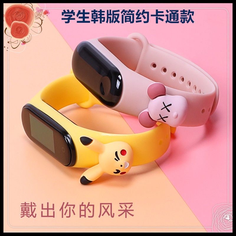 Đồng Hồ Đeo Tay Thông Minh Chống Sốc Chống Thấm Nước Có Đèn LED Dạ Quang Cho Học Sinh Tiểu Học