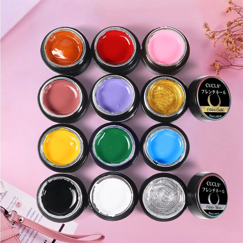 Lọ Nước Sơn Móng Tay Gel UV Gel sơn vẽ họa tiết móng tay nghệ thuật ANNIES UV 12 màu sắc tùy chọn độ bão hòa cao phong cách Nhật Bản