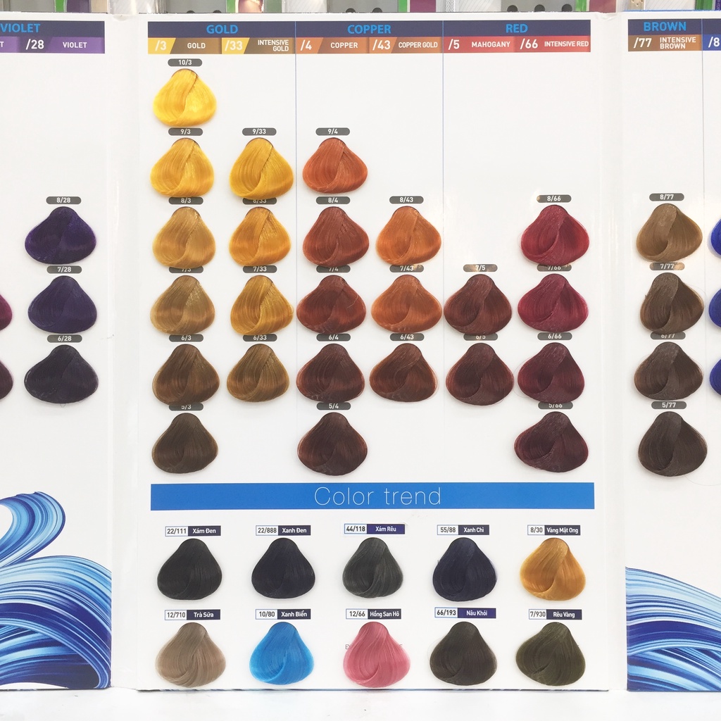 Kem nhuộm tóc LAVOX Collagen 3D hàng chính hãng công ty Việt Nam