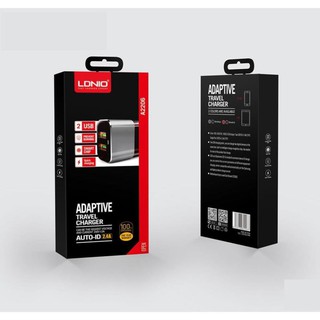 Sạc 2 cổng kèm cáp iphone ldnio a2206 - bảo hành 12 tháng 1 đổi 1