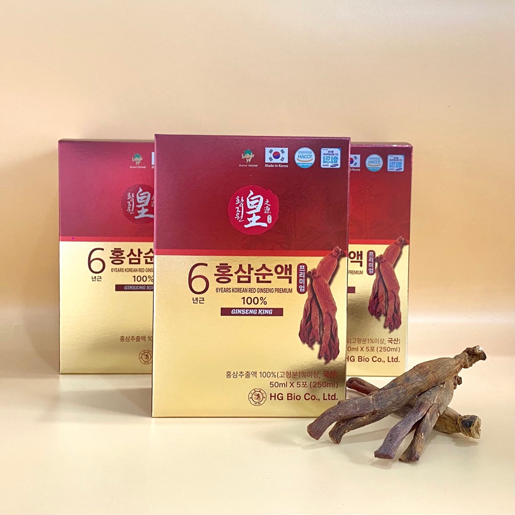 Tinh Chất Hồng Sâm 6 Năm Tuổi Nguyên Chất 100%  - Hổ Trợ Cho Người Tiểu Đường