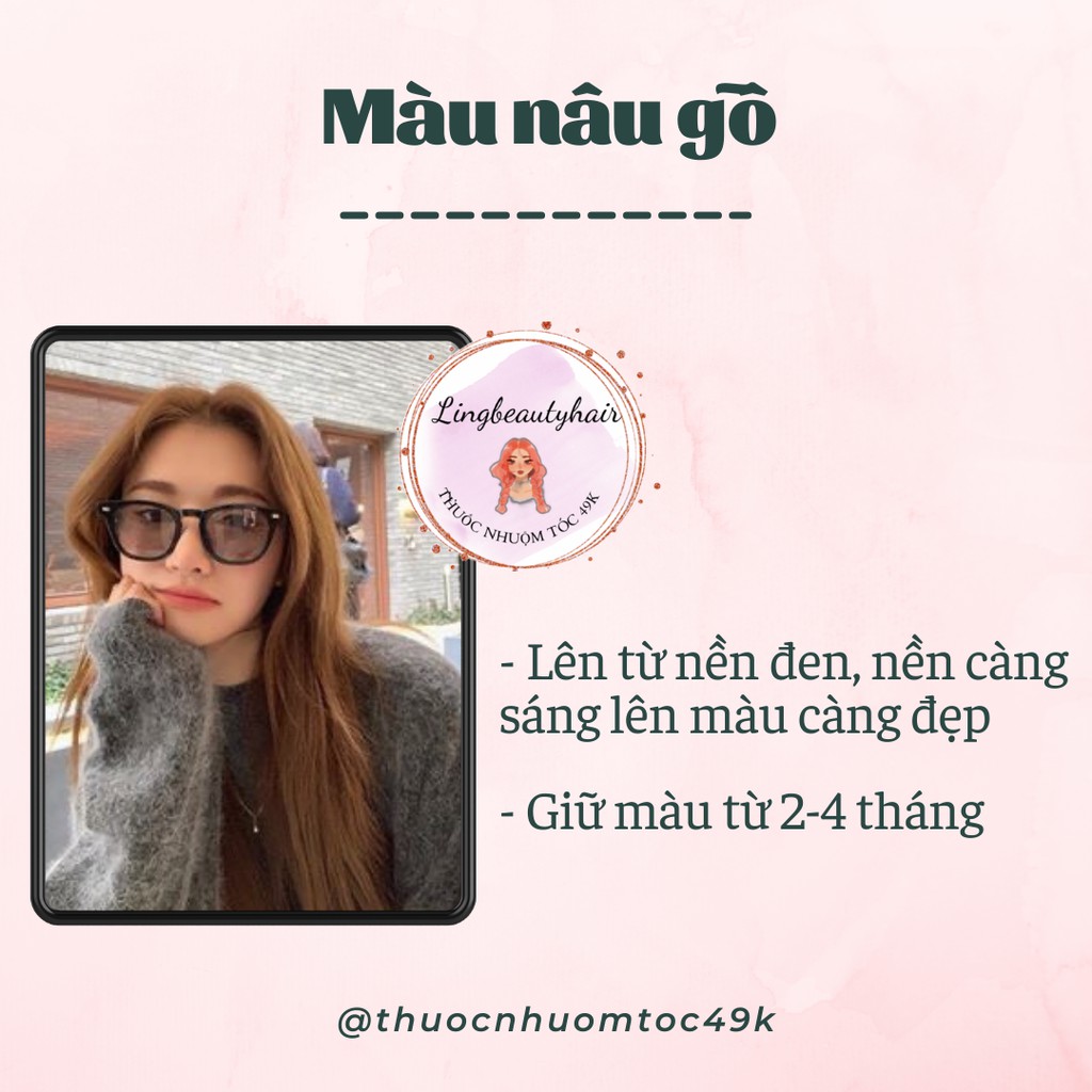 Thuốc nhuộm tóc màu NÂU GỖ