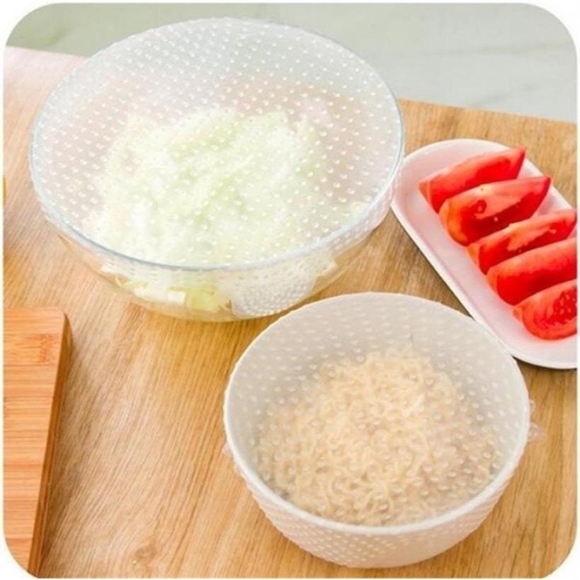 Miếng silicon bọc tô thực phẩm đa năng có thể tái sử dụng tiện lợi