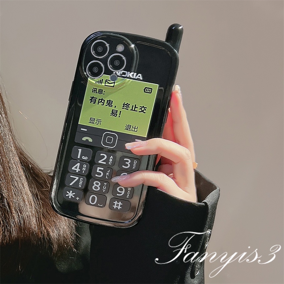 Ốp Điện Thoại Mềm Trong Suốt Họa Tiết Máy BB Cho iPhone 13 12 11 Pro Max X XR Xs Max 8 7 Plus SE 2020