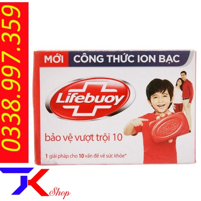 Xà bông cục Lifebuoy bảo vệ vượt trội 90g