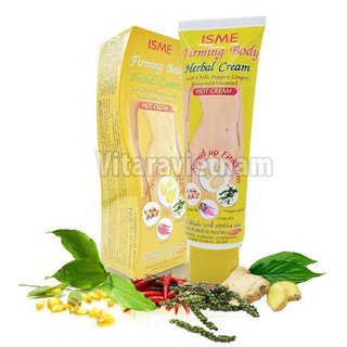 Kem mát xa tan mỡ thảo dược ISME Shape Firming Herbal Cream 120g