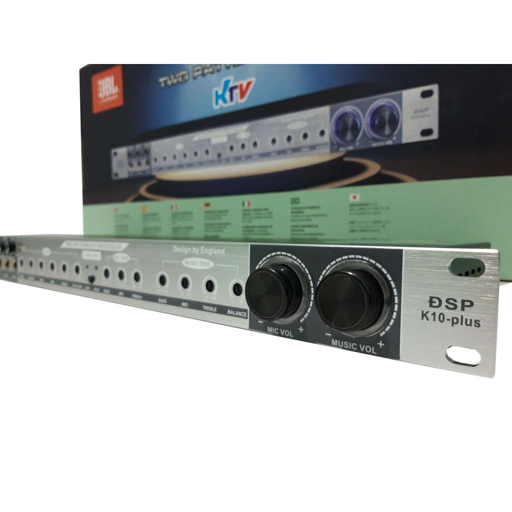 Vang cơ chống hú cao cấp JBL ĐSP K10 Plus + TẶNG dây CANON