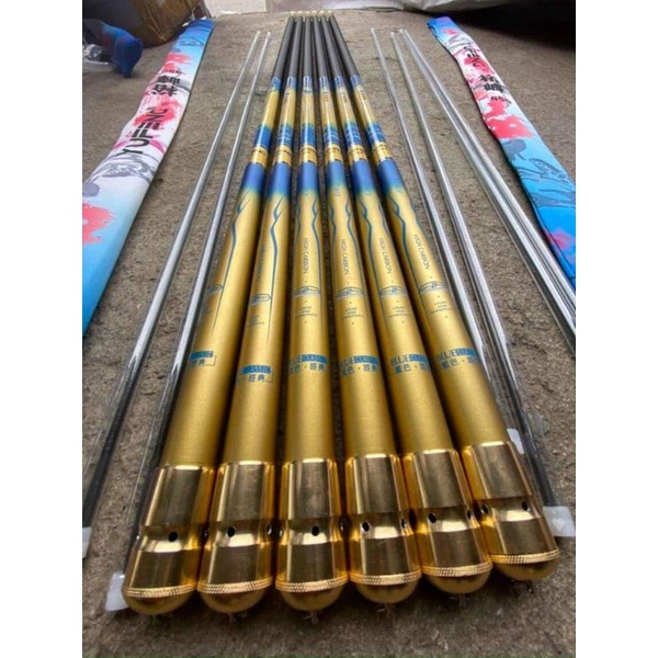 Cần Câu Tay Carbon Giấc Mộng Trung Hoa Phân Bố Lực 28 - Tặng Kèm Ngọn Phụ