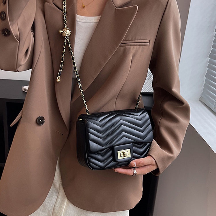 Ielgy Túi Đeo Chéo Hình Vuông Nhỏ Tinh Tế Phong Cách Phổ Biến Cho Nữ