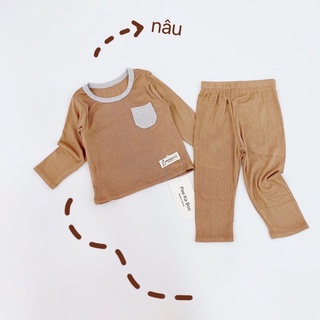 Set bộ thun gân thu đông cho bé