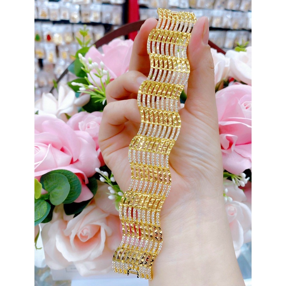 Lắc Xích 2 Màu Vàng L680 Và BẠc L681 Namoo Jewelry