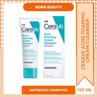 [HÀNG MỸ] Sữa Rửa Mặt CeraVe Giảm Mụn Acne Foaming Cream Cleanser (150ml)
