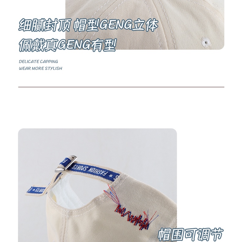 Mũ Lưỡi Trai Mềm In Chữ Phong Cách Hàn Quốc Thời Trang Xuân Hè Cho Nữ 2022