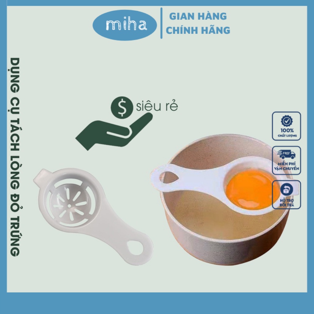 Dụng cụ tách lòng đỏ trứng gà trứng vịt