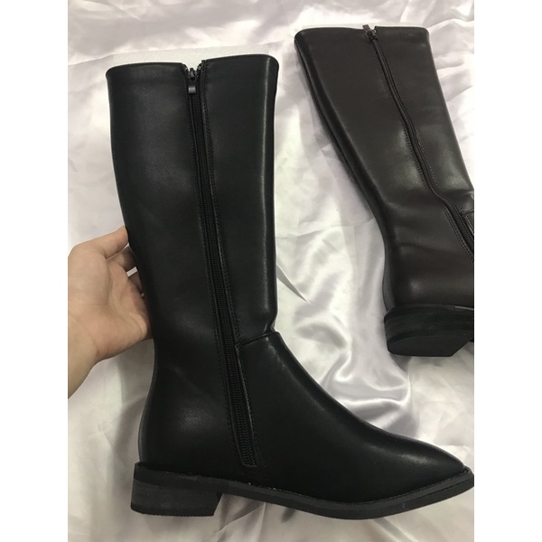 Mã T2 Boots đùi trơn basic da lì bóng siêu hot