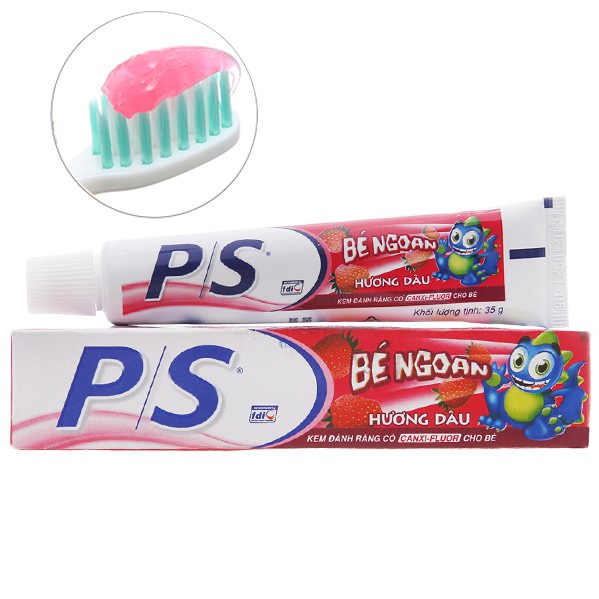 Kem Đánh Răng PS Trẻ Em Hương Dâu 35Gr