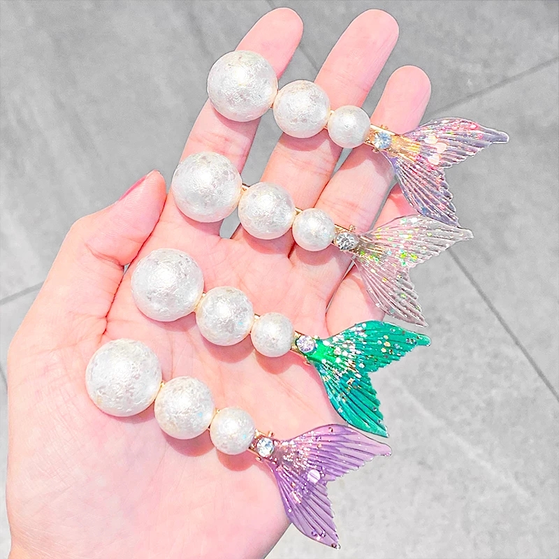 Kẹp Tóc Càng Cua Đính Ngọc Trai Sang Trọng Cho Nữ