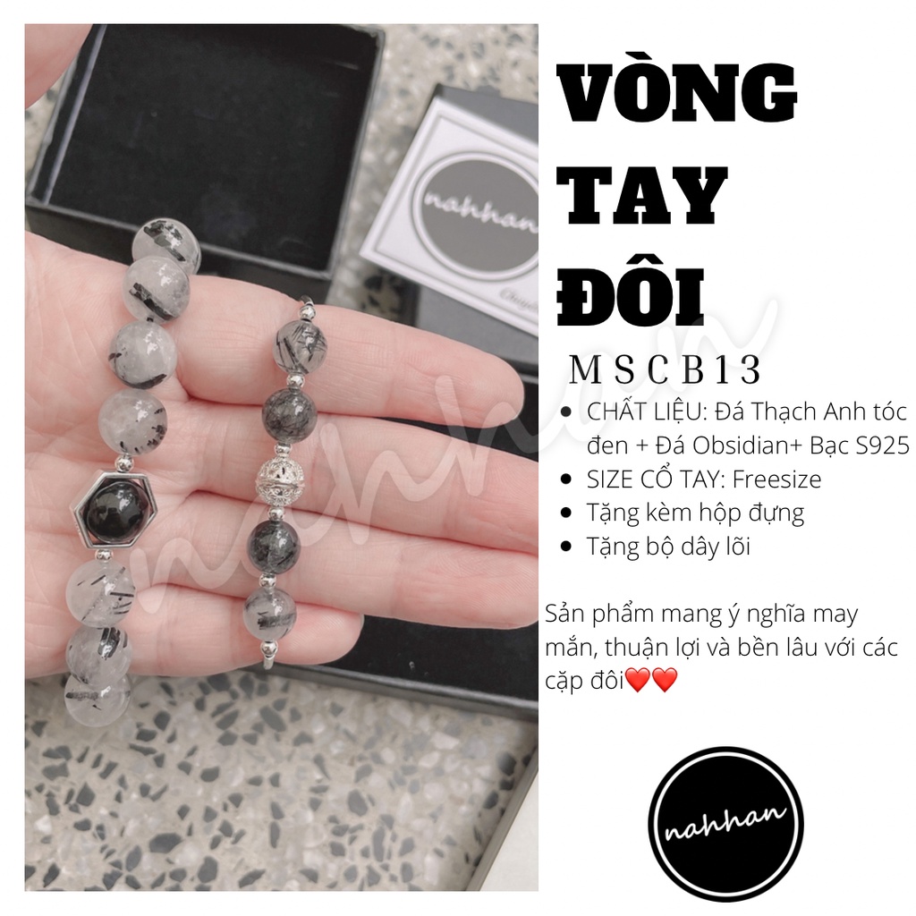 Vòng tay đôi MSCB13 , lắc tay nam nữ , 100% tự nhiên kết hạt sáng bóng thanh lịch và đơn giản , phukiennahhan | BigBuy360 - bigbuy360.vn