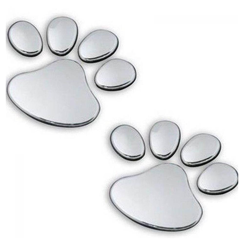 Decal DáN Trang Trí HìNh DấU Chân ĐộNg VậT 3D Cho Xe Hơi