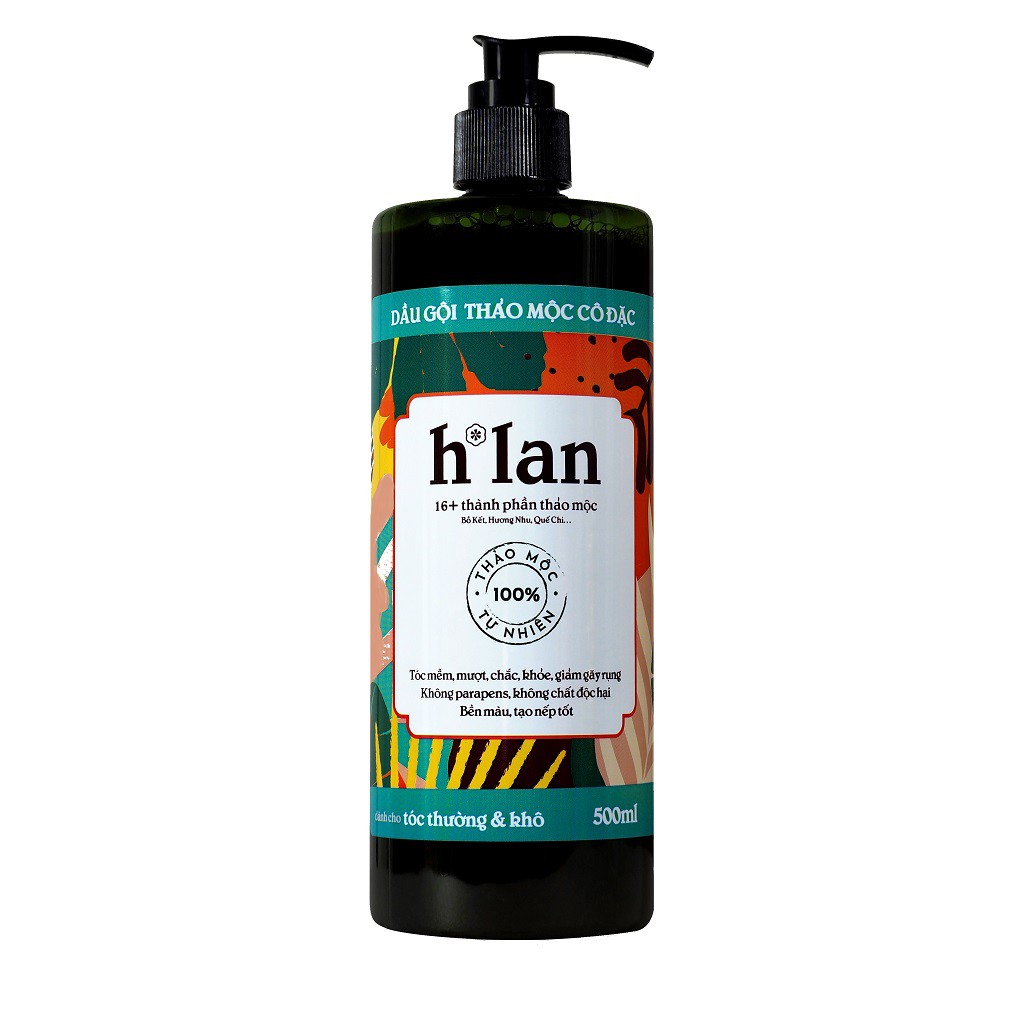 Dầu Gội Thảo Mộc HLAN -Tóc Thường - 500ml - MEKONG HOME