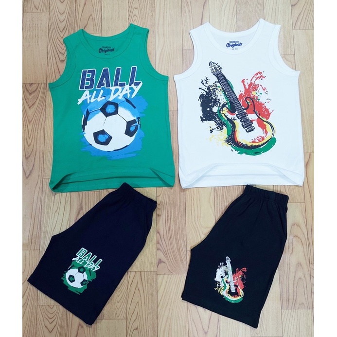 Bộ Thun Ba Lỗ Bé Trai VnXk 20kg-50kg