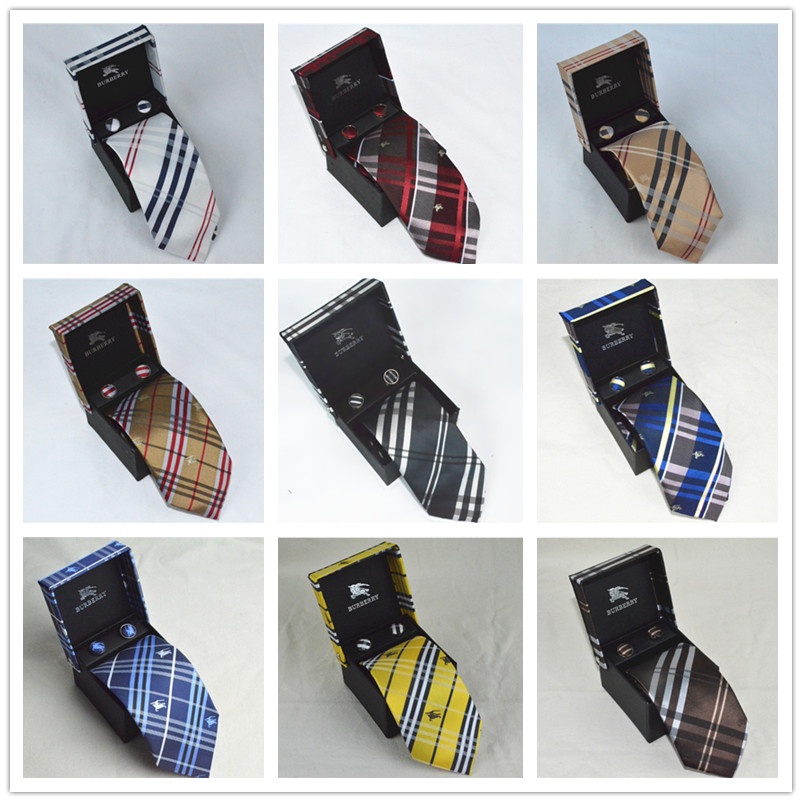 Cà Vạt Burberry Dáng Ôm Thời Trang Cao Cấp Dành Cho Chú Rể