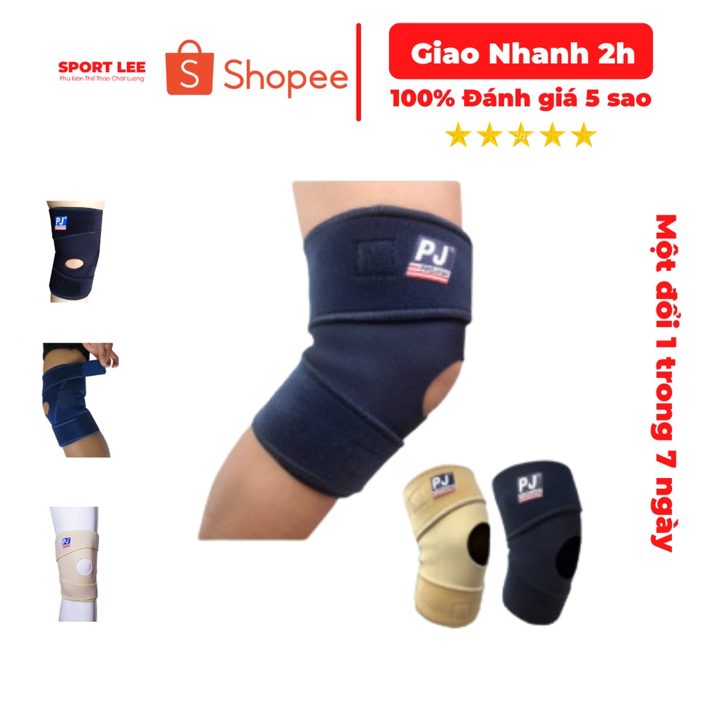 Băng đầu gối - Quấn gối - Bó gối PJ chính hãng có dán
