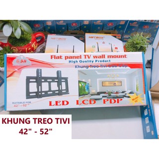 (CHUYÊN GIÁ SỈ) KHUNG TREO TIVI CỐ ĐỊNH CHẮC CHẮN 42" - 52" (SIÊU RẺ)