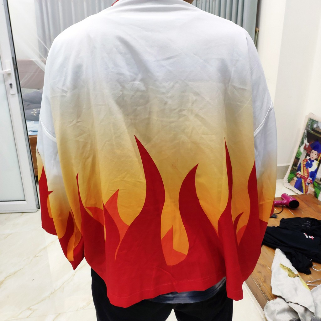 [TỰ MAY] Áo yakuta Haori happi Nhật Bản cosplay Viêm trụ Rengoku Kyoujurou Kimetsu no Yaiba anime cosplay | BigBuy360 - bigbuy360.vn
