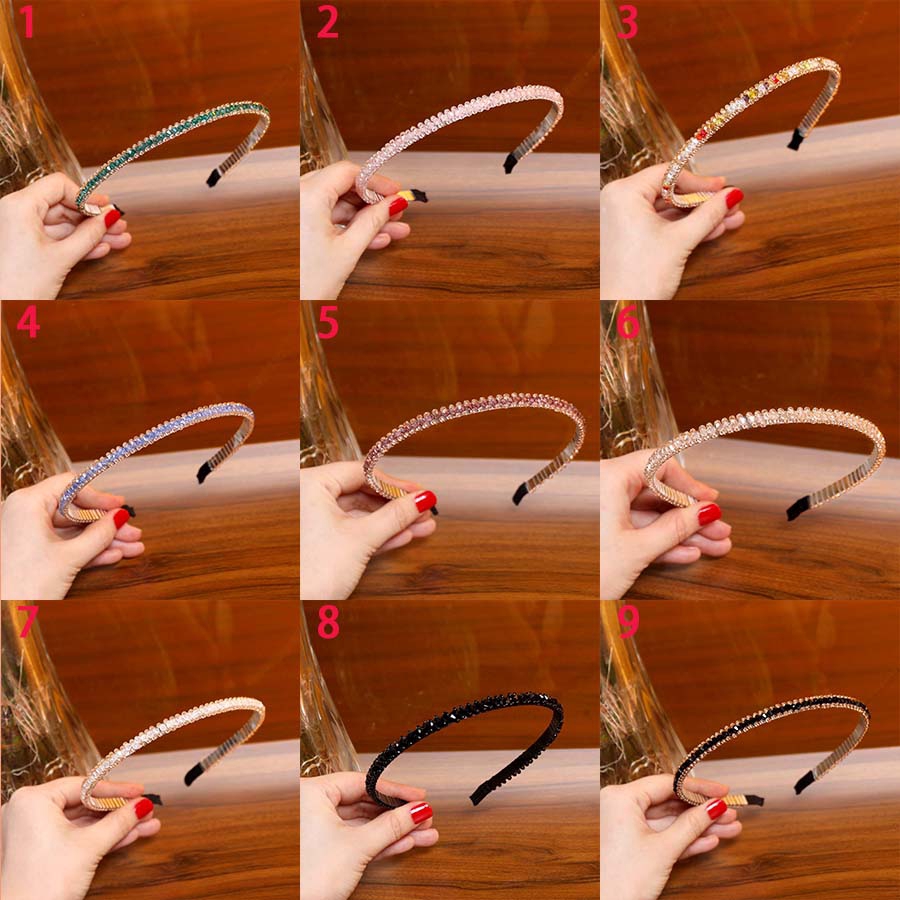 Băng đô cài tóc đính đá sang trọng quý phái cho nữ
