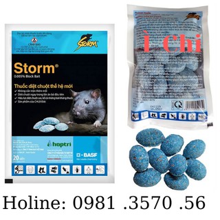 Thuốc Diệt Chuột Storm 3 gói , bả bẫy chuột hiệu quả cao