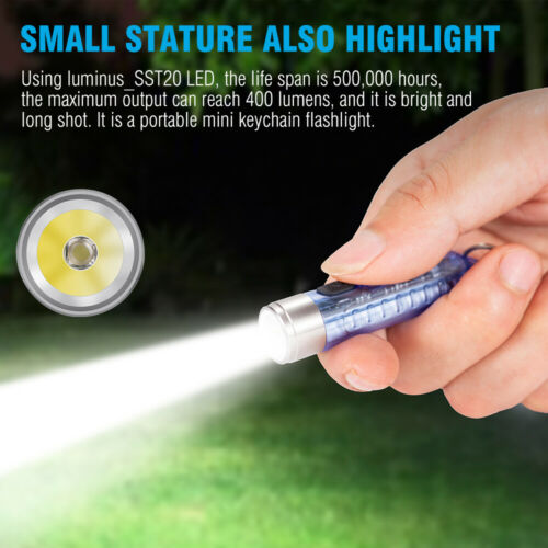 Móc khóa đèn LED di động đa chức năng S11 với các hạt đèn cổng Type-C 400 lumen có thể sạc lạiđèn điện | BigBuy360 - bigbuy360.vn