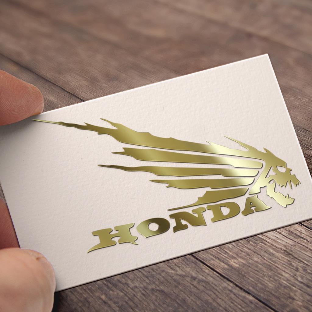 Miếng Dán logo Bằng Kim Loại Chống Thấm Nước Cho Xe Mô Tô honda