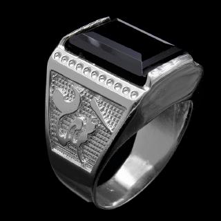 Nhẫn bạc nam Hiểu Minh NA580B