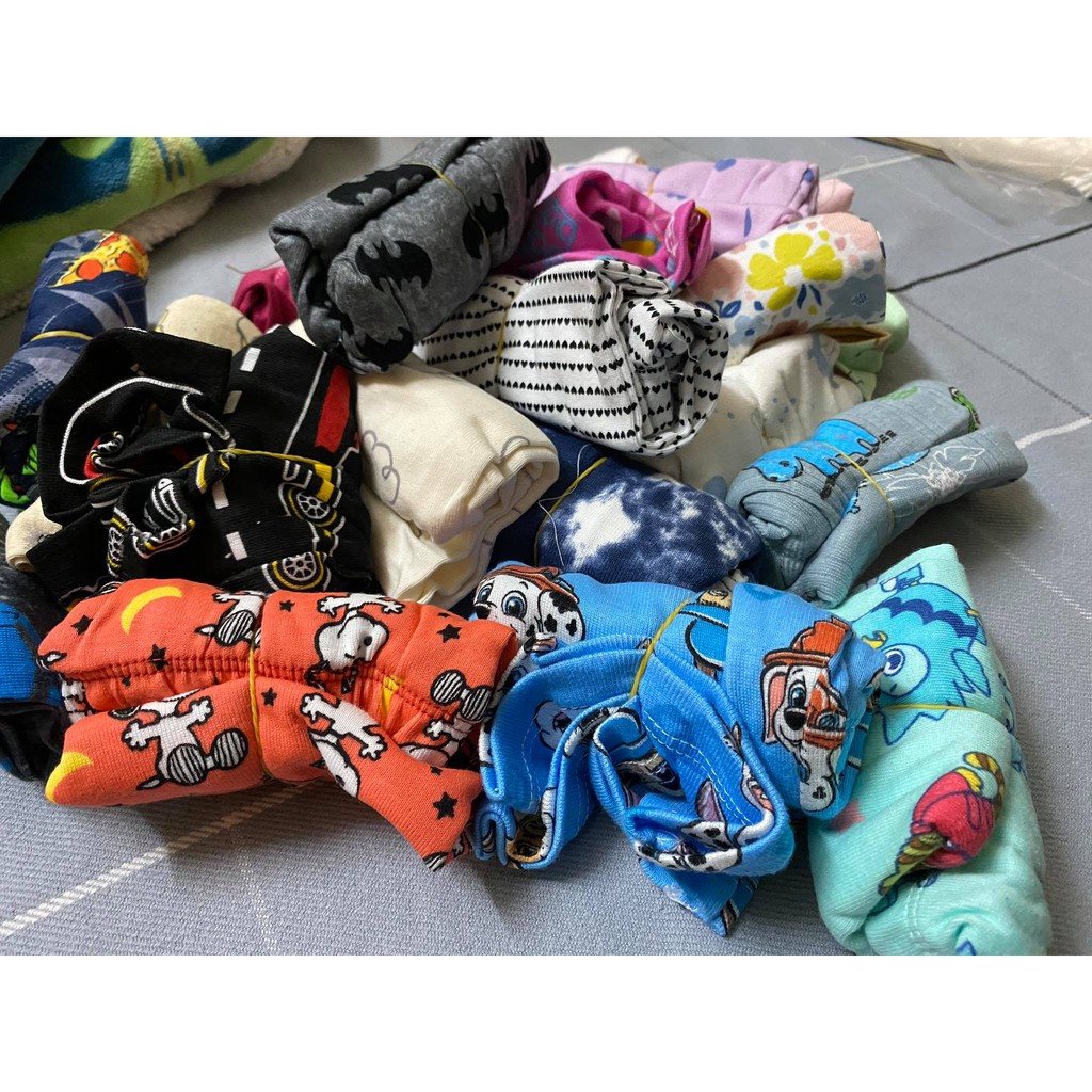 Set 5 chiếc quần đùi mùa hè, bỏ bỉm cho bé trai, bé gái size 1-5 màu ngẫu nhiên