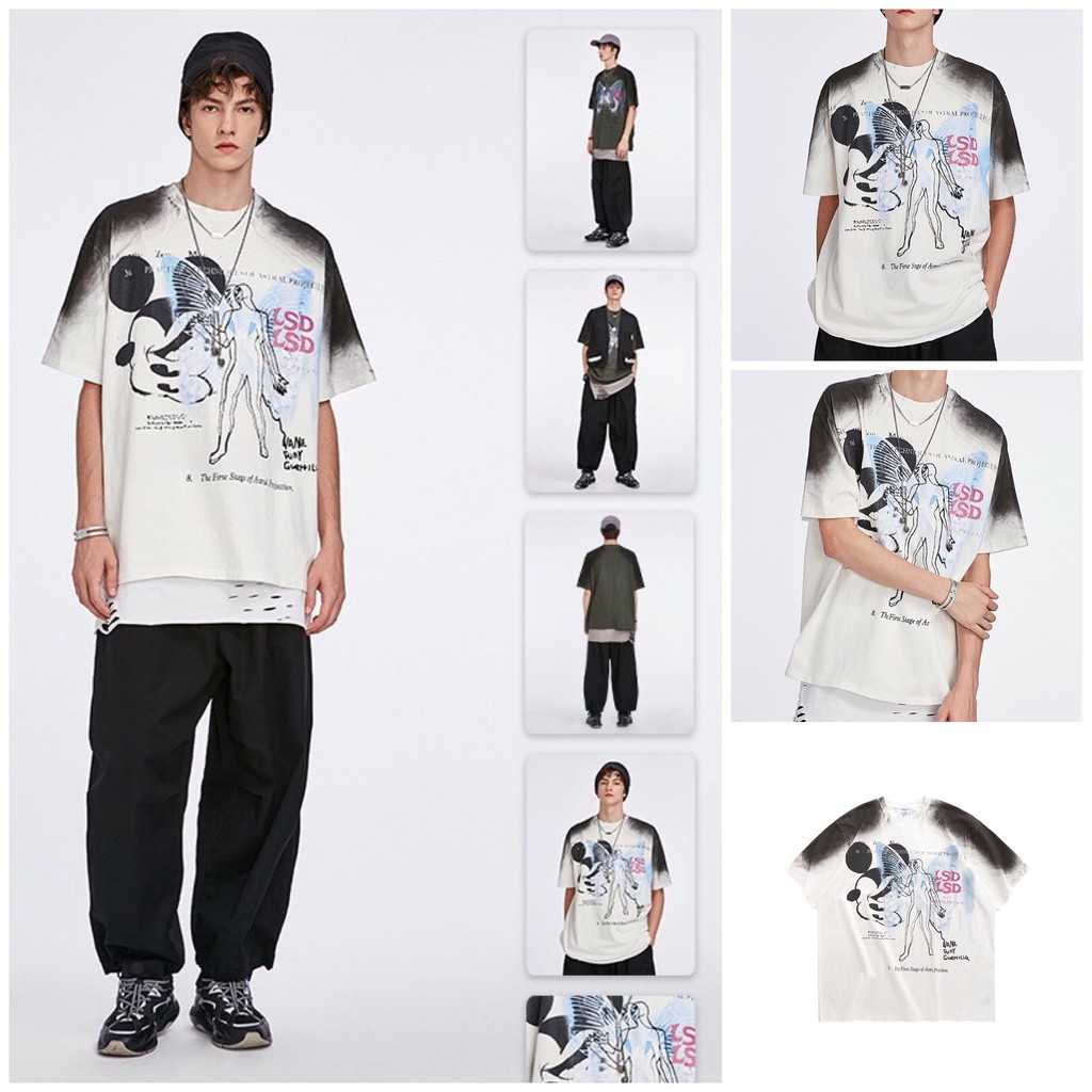 ÁO THUN UNISEX LẺ SIZE T-SHIRTS OVERSIZE INF-ALL