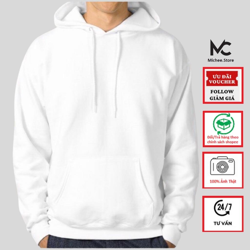 Áo Hoodie Nam Nữ Unisex MICHEE Chất Nỉ Bông Form Basic Phong Cách Hàn Quốc Trẻ Trung