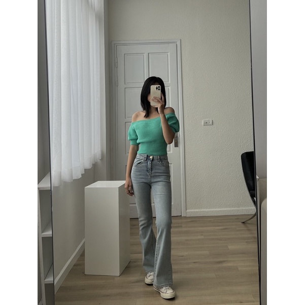 Áo trễ vai bo chun Fancy