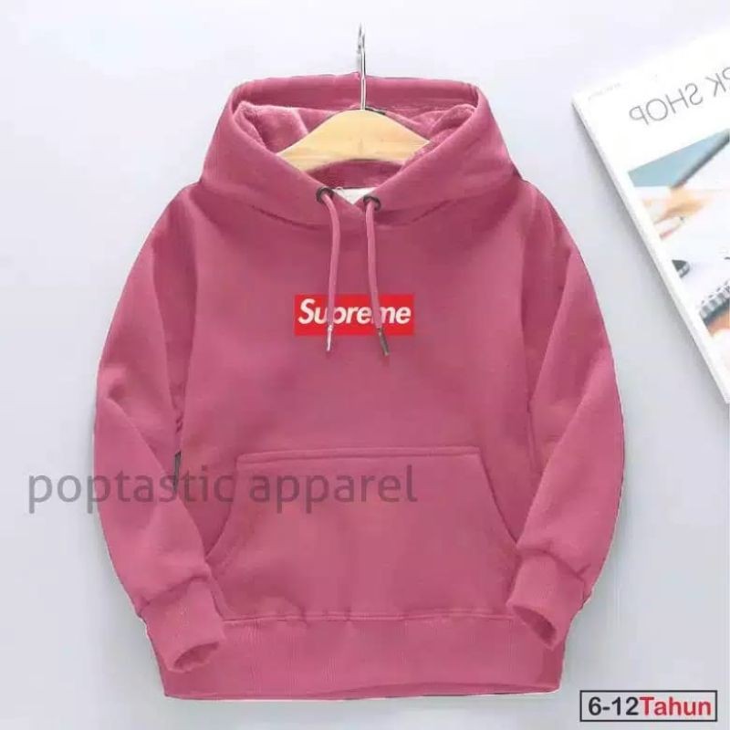 Áo Hoodie Supreme Cho Bé 6-14 Tuổi