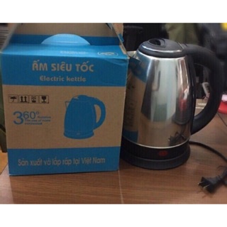 Bình đun nước siêu tốc 1,8 lít inox