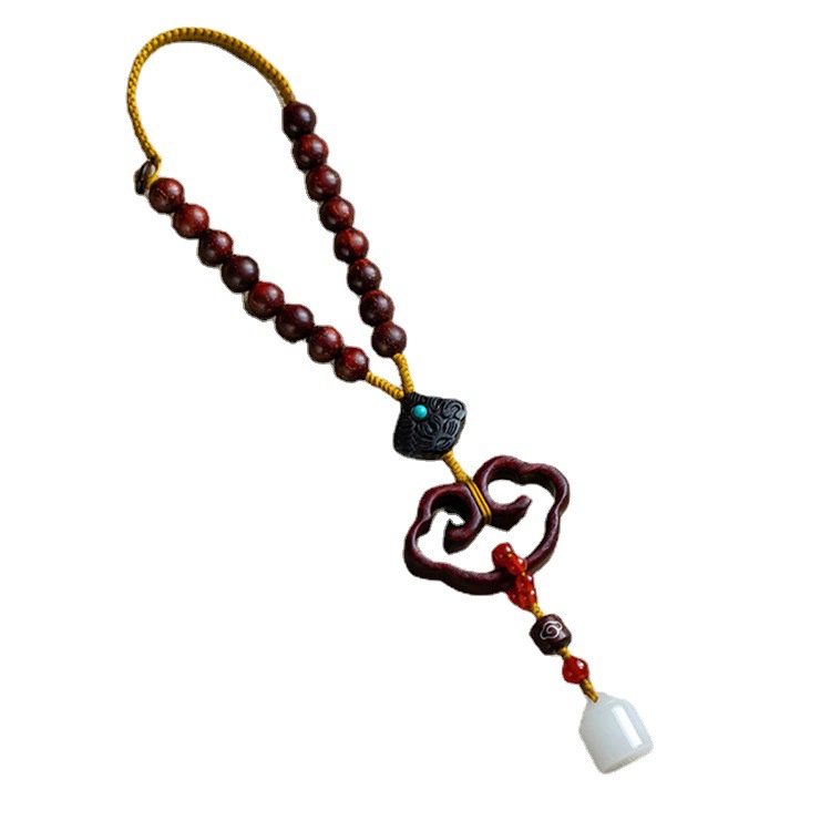 Dây Treo Gương Chiếu Hậu Xe Hơi Bằng Gỗ Đàn Hương Trang Trí Nội Thất Xe Hơi