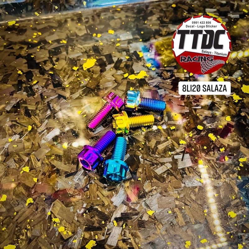 Ốc Titan Gr5 Đầu Salaza 8li gắn nhiều vị trí ✌🇹🇭