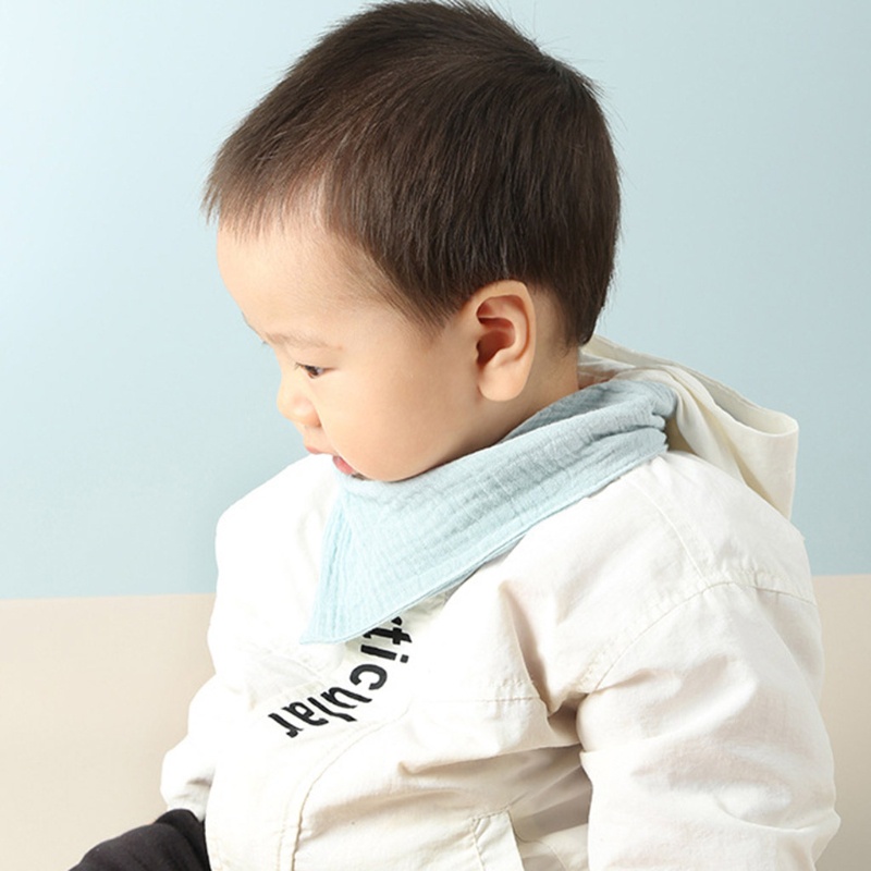 Yếm Ăn Cotton Mềm Mại Hình Tam Giác Dành Cho Bé