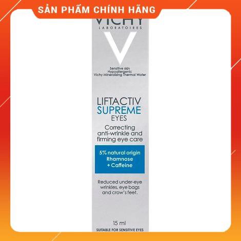 Vichy Kem Dưỡng Chống Nếp Nhăn Và Nâng Mí Mắt Liftactiv Ds Eye Cream 15ml