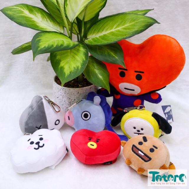 Móc khoá bông BTS